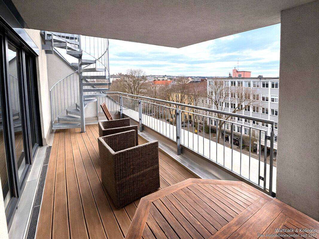 Penthouse-Glück bei der Fürther Freiheit - große Dachterrasse – Fürth – Vorschaubild 4
