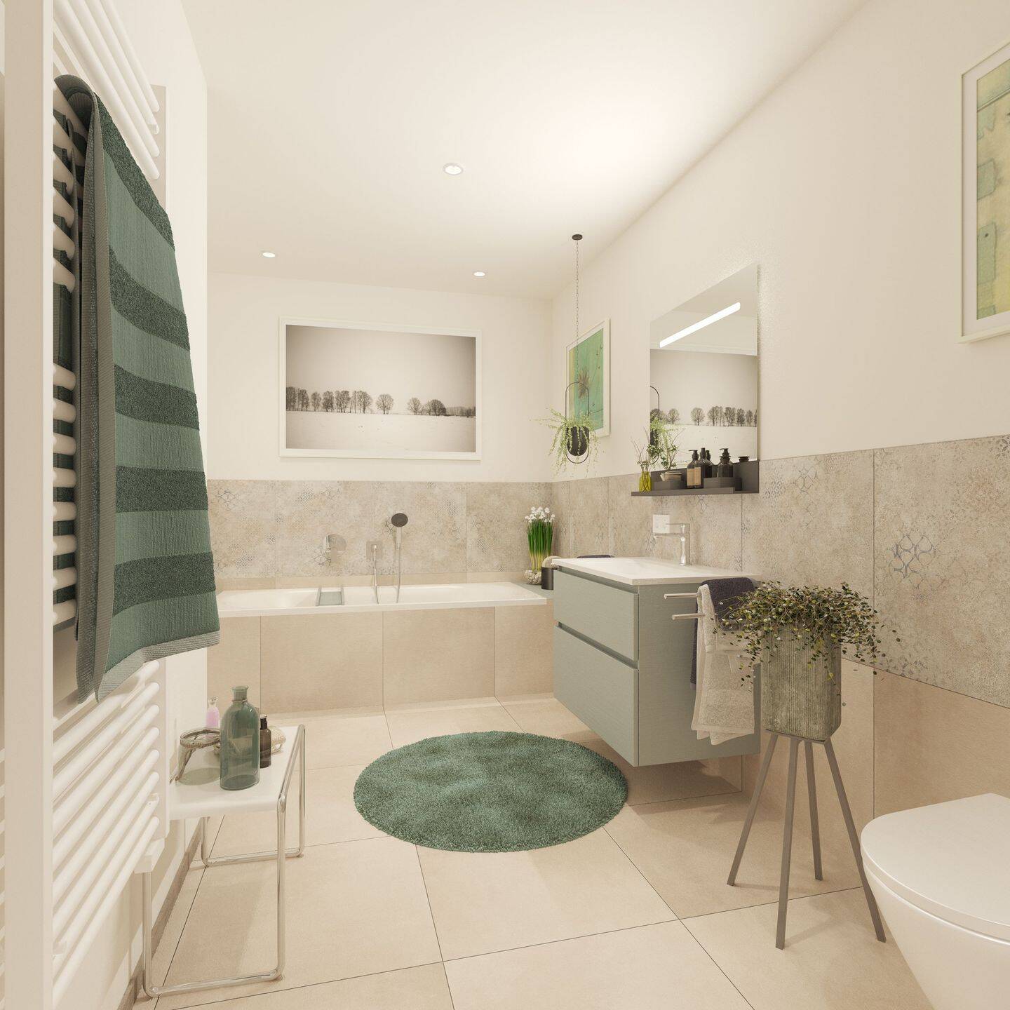 * Wunderschöne Maisonette-Wohnung Richtung Park | Terrasse & Balkon | Garagen-Stellplatz * – Leipzig – Vorschaubild 5