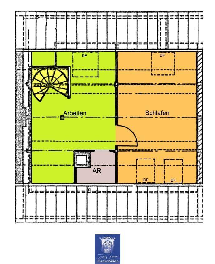 Für Eigennutzer - Himmlische Dachwohnung über zwei Ebenen! Individuelle Raumaufteilung, Balkon! – Dresden – Vorschaubild 3