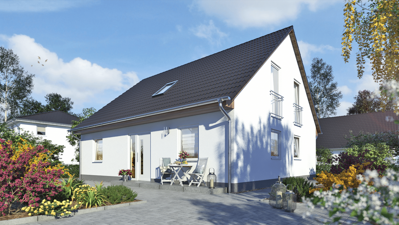 Mitwachshaus 148, Preis inkl. Grundstück, massiv gebaut – Heddert – Bild 1 von 5
