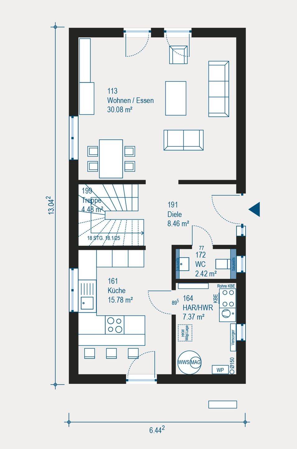 Cityline 2 - Ihr großzügiges Traumhaus auf clever genutztem Raum – Rüsselsheim am Main – Vorschaubild 6