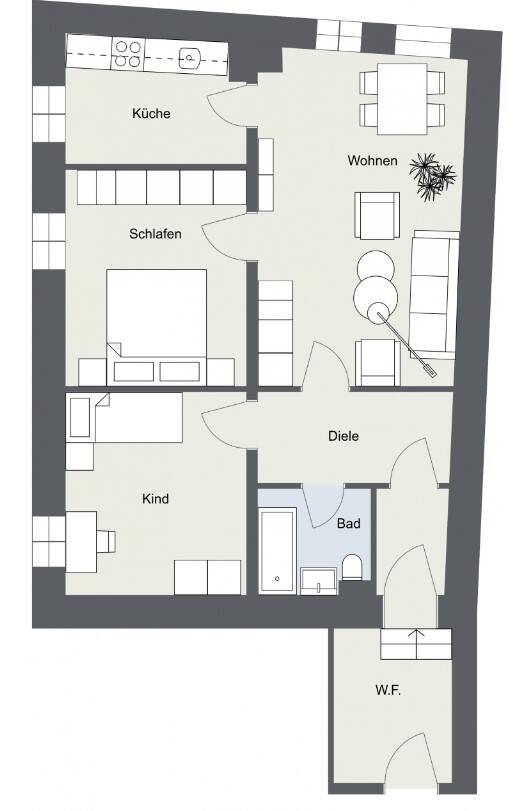 Altstadtflair pur – Stilvolle 3-Zimmer-Wohnung in Bestlage! – Regensburg – Vorschaubild 9