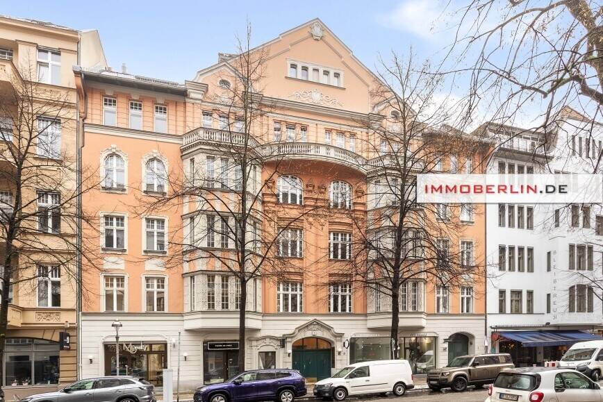 IMMOBERLIN.DE - Bleibtreustraße - Topzustand! Exklusive Dachgeschosswohnung in Bestlage – Berlin – Bild 1 von 8