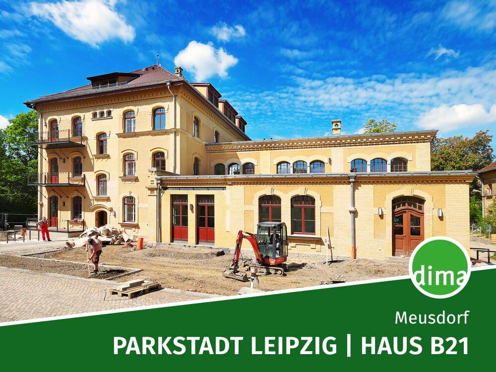 ERSTBEZUG Parkstadt Leipzig | Südost-Balkon, Vollbad, Parkett, Fußbodenheizung, Keller, Lift u.v.m.