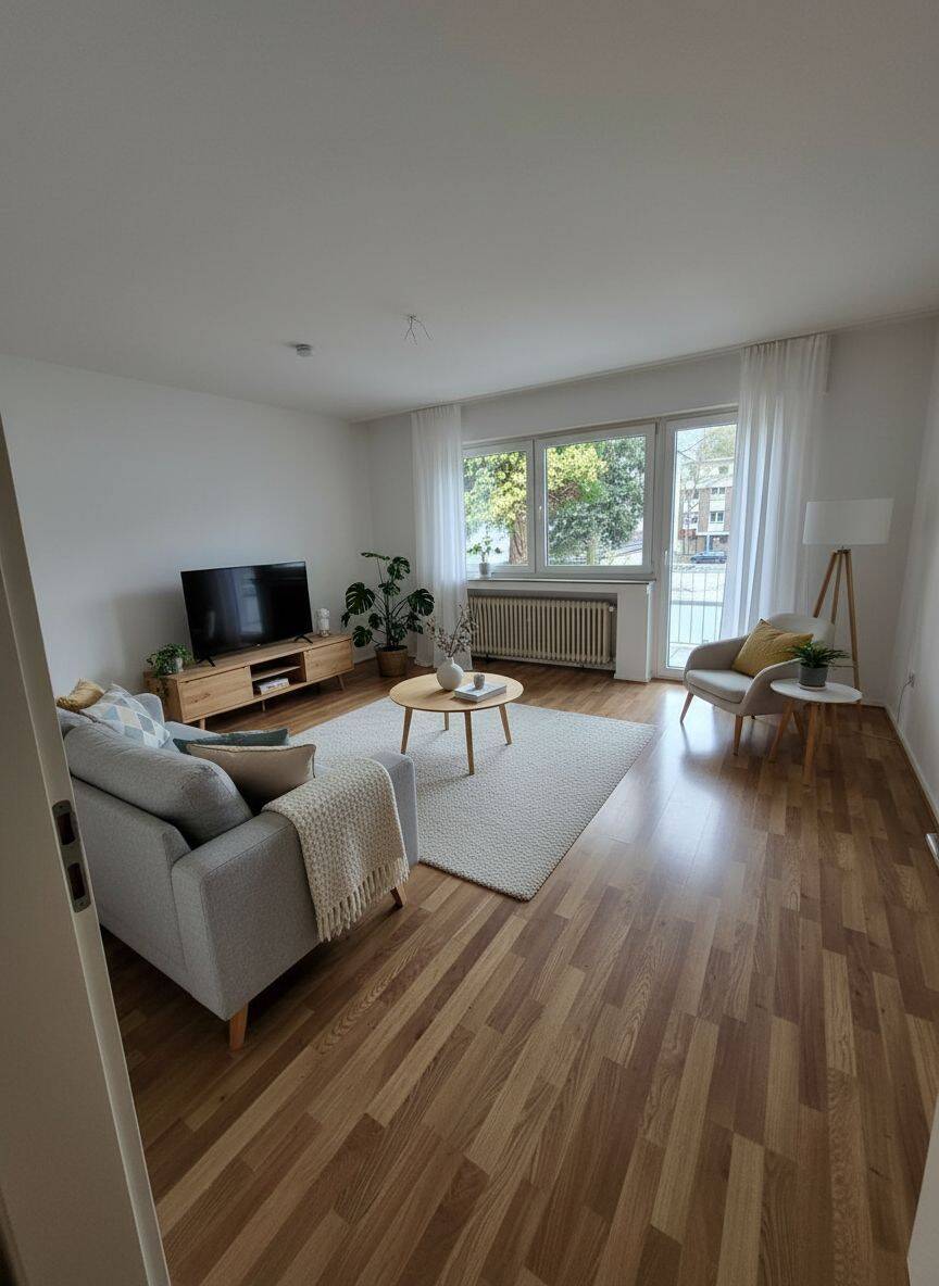 Helle 3-Zimmer-Wohnung mit Balkon in Mönchengladbach-Broichhausenstraße