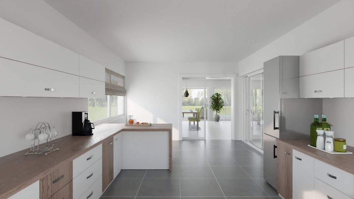 Bauantrag überspringen - Luxus Bauhaus-Villa, höchste Effizienz & Ausbau nach Wunsch – Lorsch – Vorschaubild 9