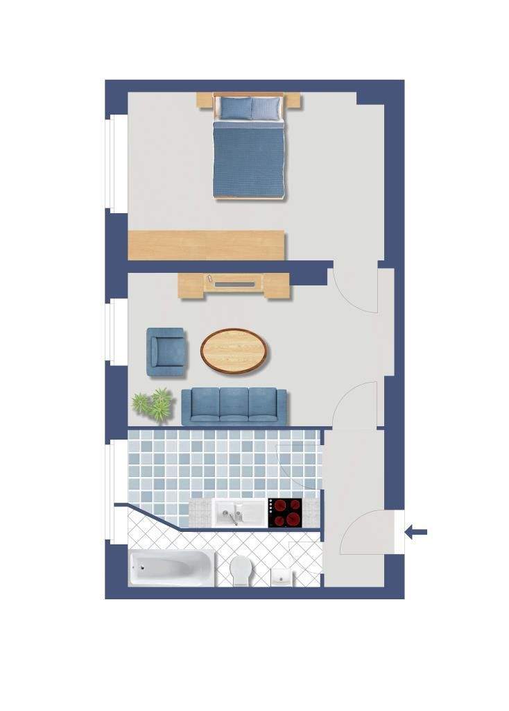 Vermietete Charmante Altbau-Wohnung mit 2-Zimmer in ruhiger, guter Lage in Prenzlauer Berg – Berlin – Vorschaubild 8