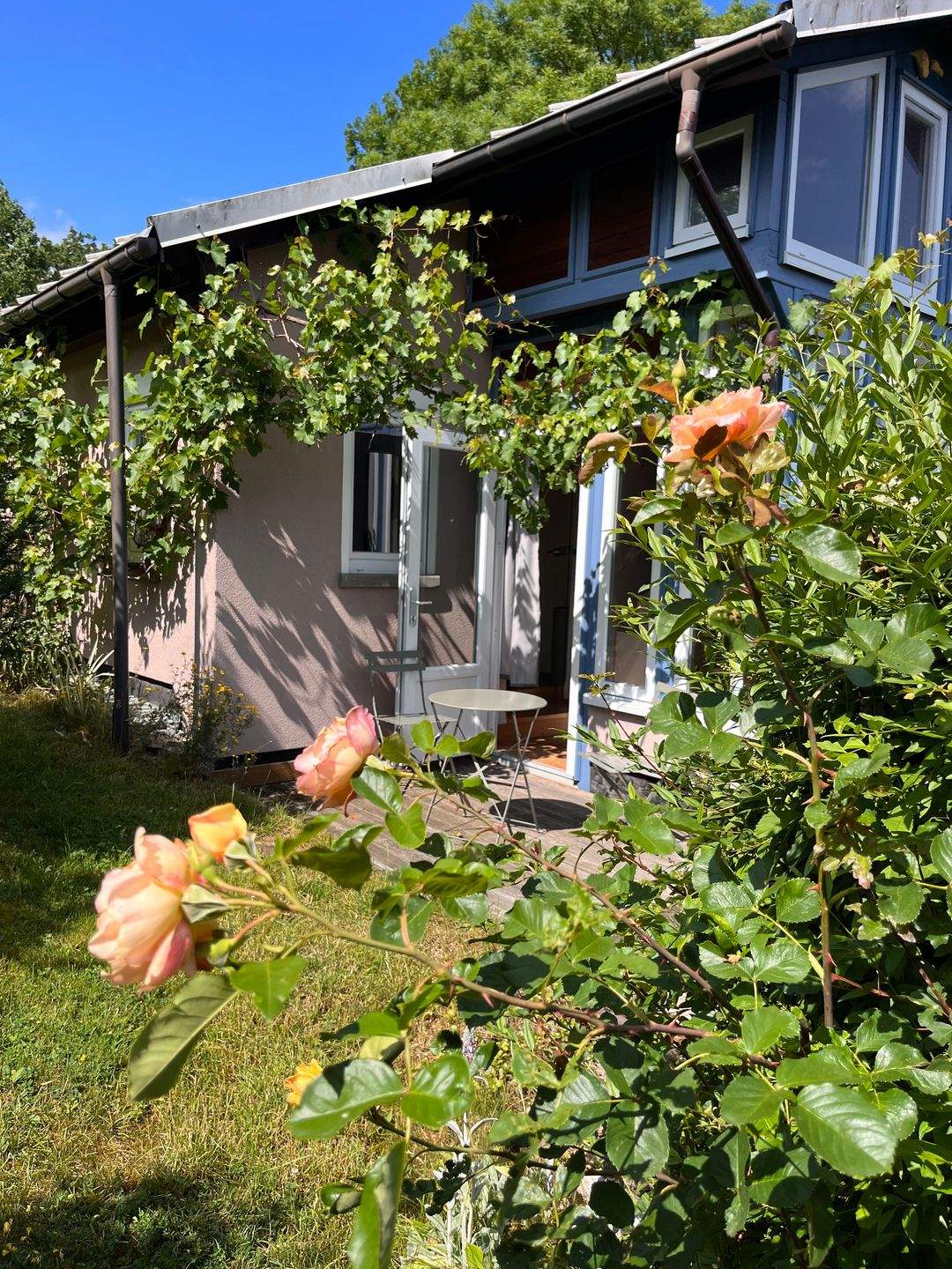 Ganzjährig nutzbares Ferienhaus oder beneidenswertes Homeoffice in naturnaher Ortsrandlage im Dreieck Erfurt-Weimar-Rudolstadt – Kranichfeld – Bild 1 von 7