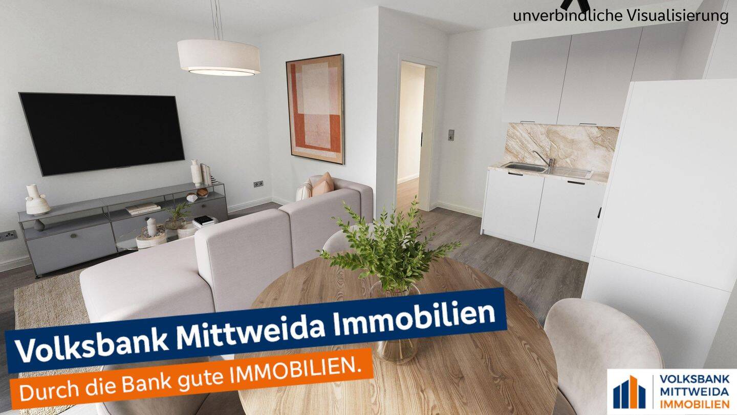 "Klein, fein & stilvoll - 3 Zimmer mit Balkon und Einbauküche auf dem beliebten Kaßberg"