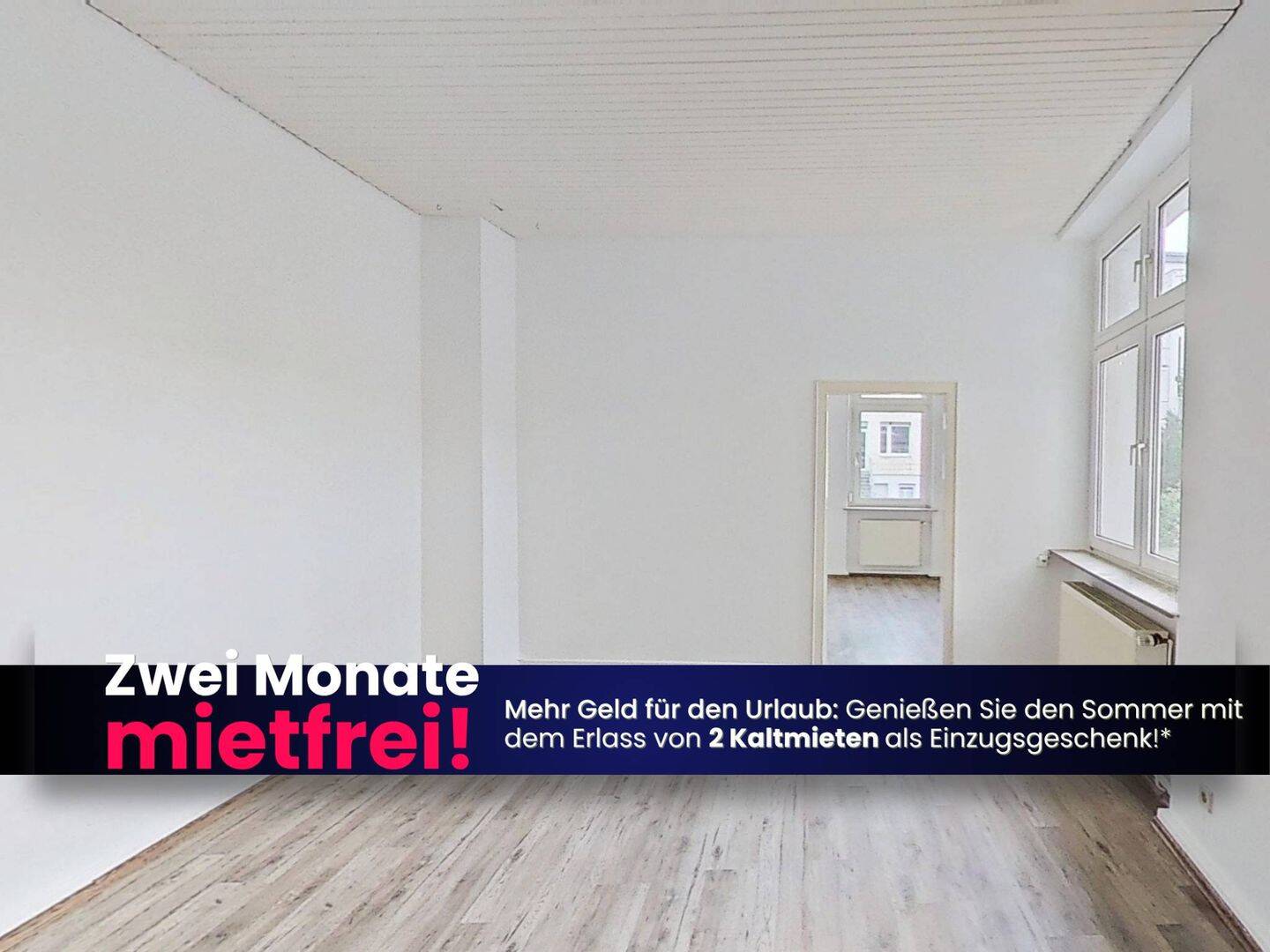 Sommer, Sonne, Sparen - 2 NKM FREI: Sanierte 2-Zimmer-Wohnung mit Wannenbad