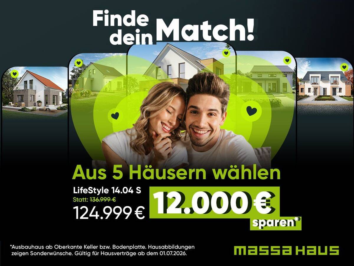 Finde dein Match ! wähle aus 5 Häuser und spare 12.000 - sichere dir dein Zuhause – 12629 Berlin – Bild 1 von 9