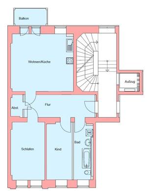 Moderne Etagenwohnung zur Miete mit Balkon in Dresden Friedrichstadt - Wentzel Dr. – 1067 Dresden – Vorschaubild 3