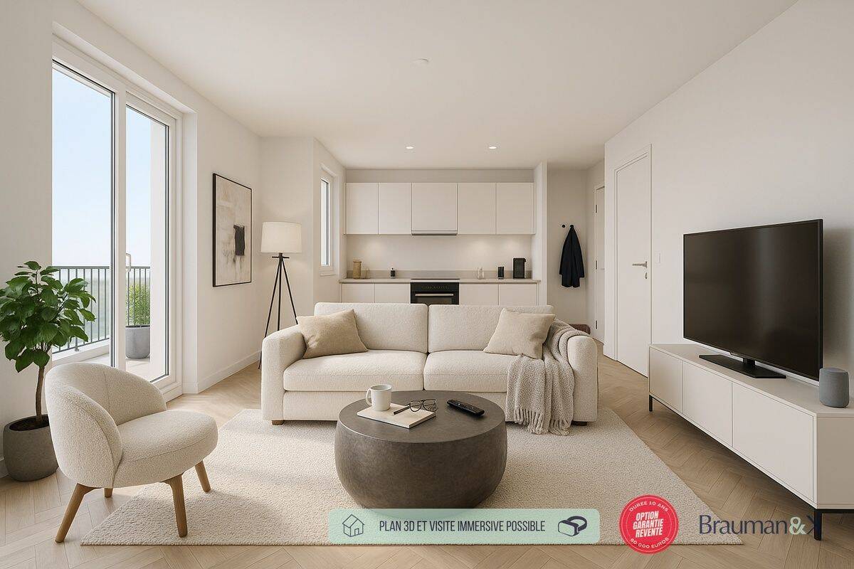 Appartement 2 pièces 42 m² · à Marquette-lez-Lille · 42 m² · 220 000 €