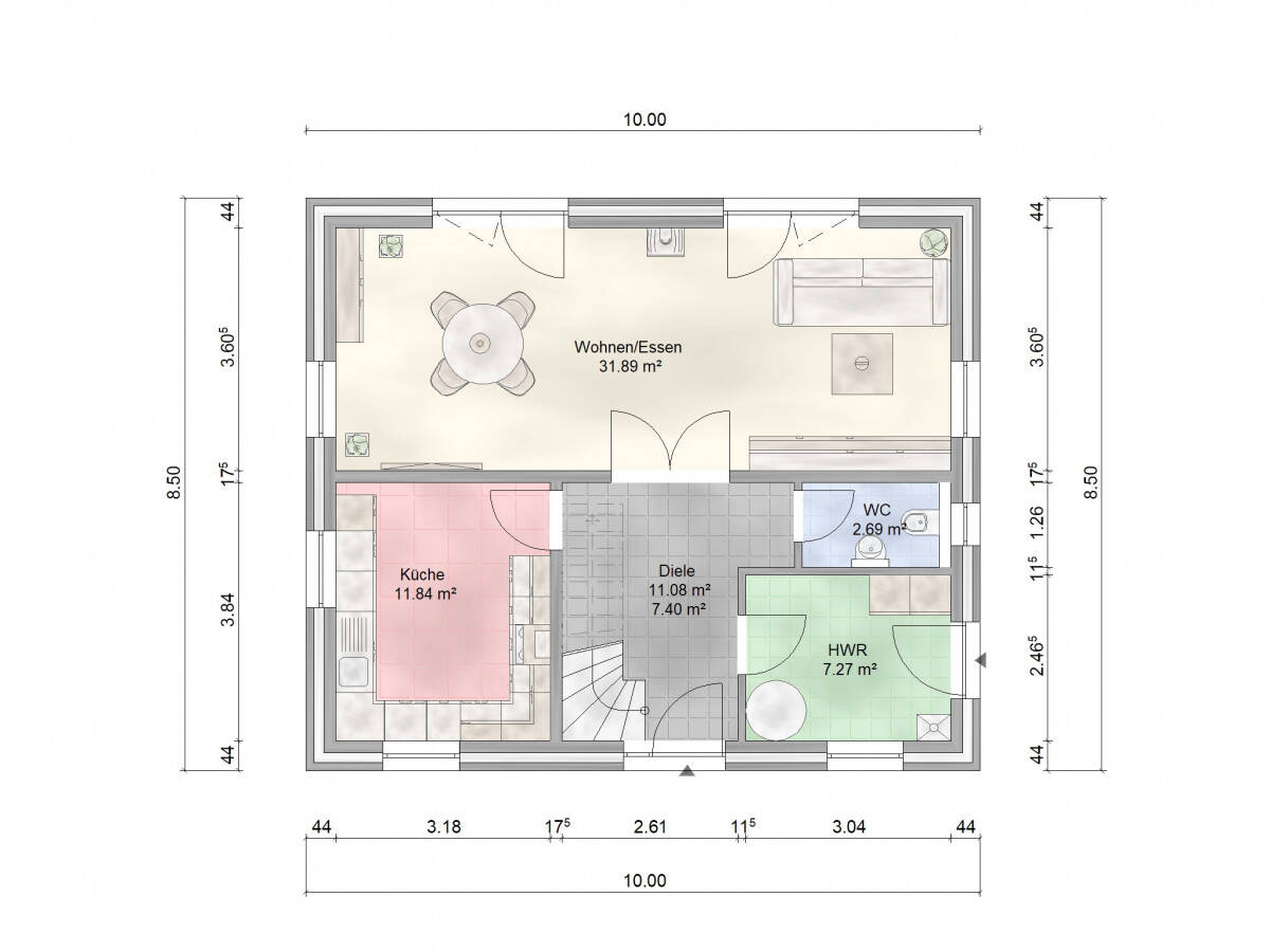 Ihr neues Familiendomizil in Kellinghusen - Niedrigenergiehaus EH40 Neubau in Planung – Kellinghusen – Vorschaubild 7
