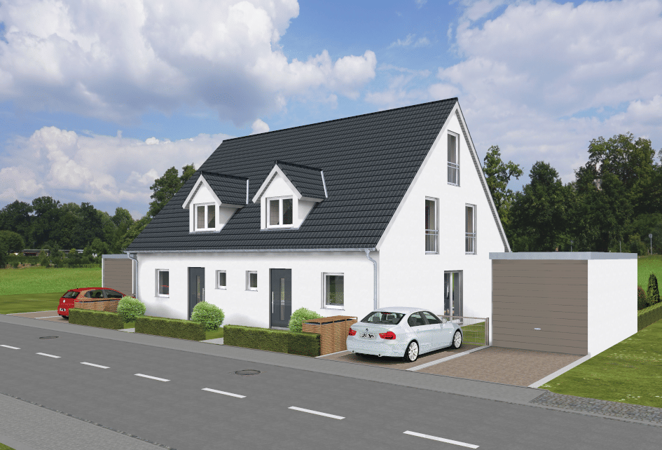 Doppelhaushälften Neubau in Schwarzenbruck Ortsteil Lindelburg – Schwarzenbruck – Vorschaubild 3