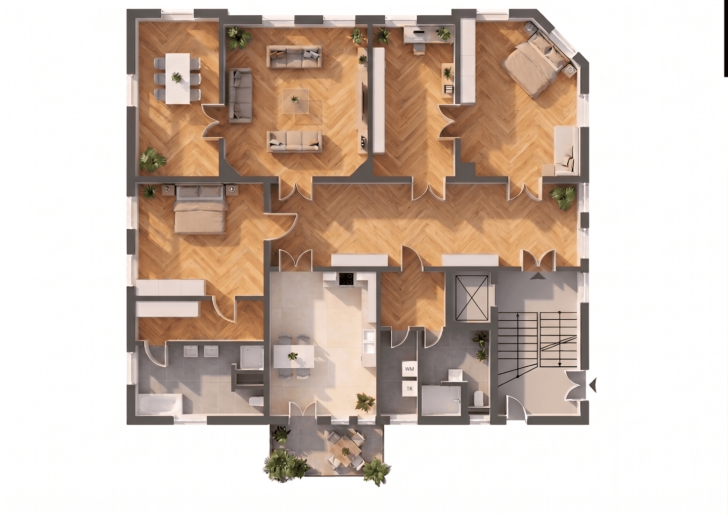Bachviertel | Sanierung 2012 | Stellplatz | Balkon | Fußbodenheizung – Leipzig – Vorschaubild 4