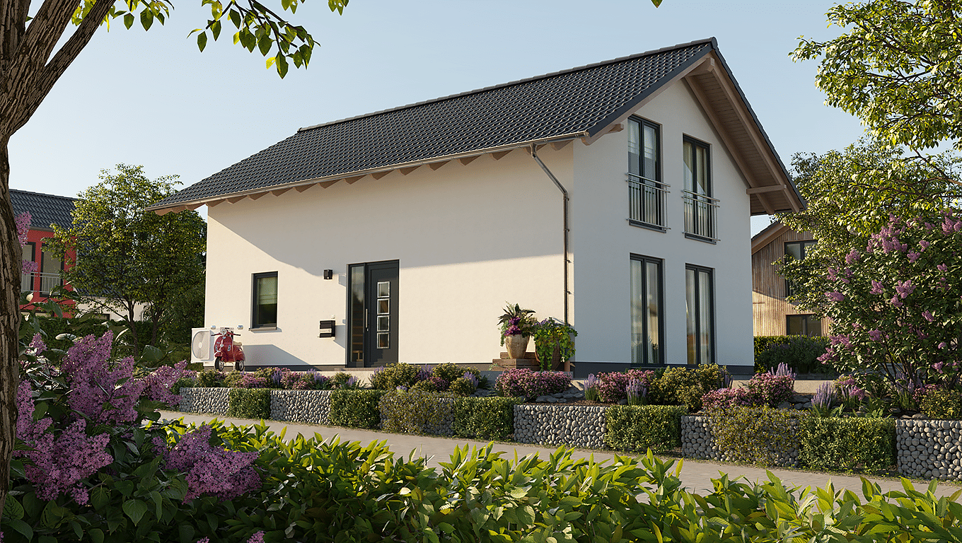 Haus mit 1m Dachüberstand, Preis inkl. Grundstück – Heddert – Bild 1 von 7