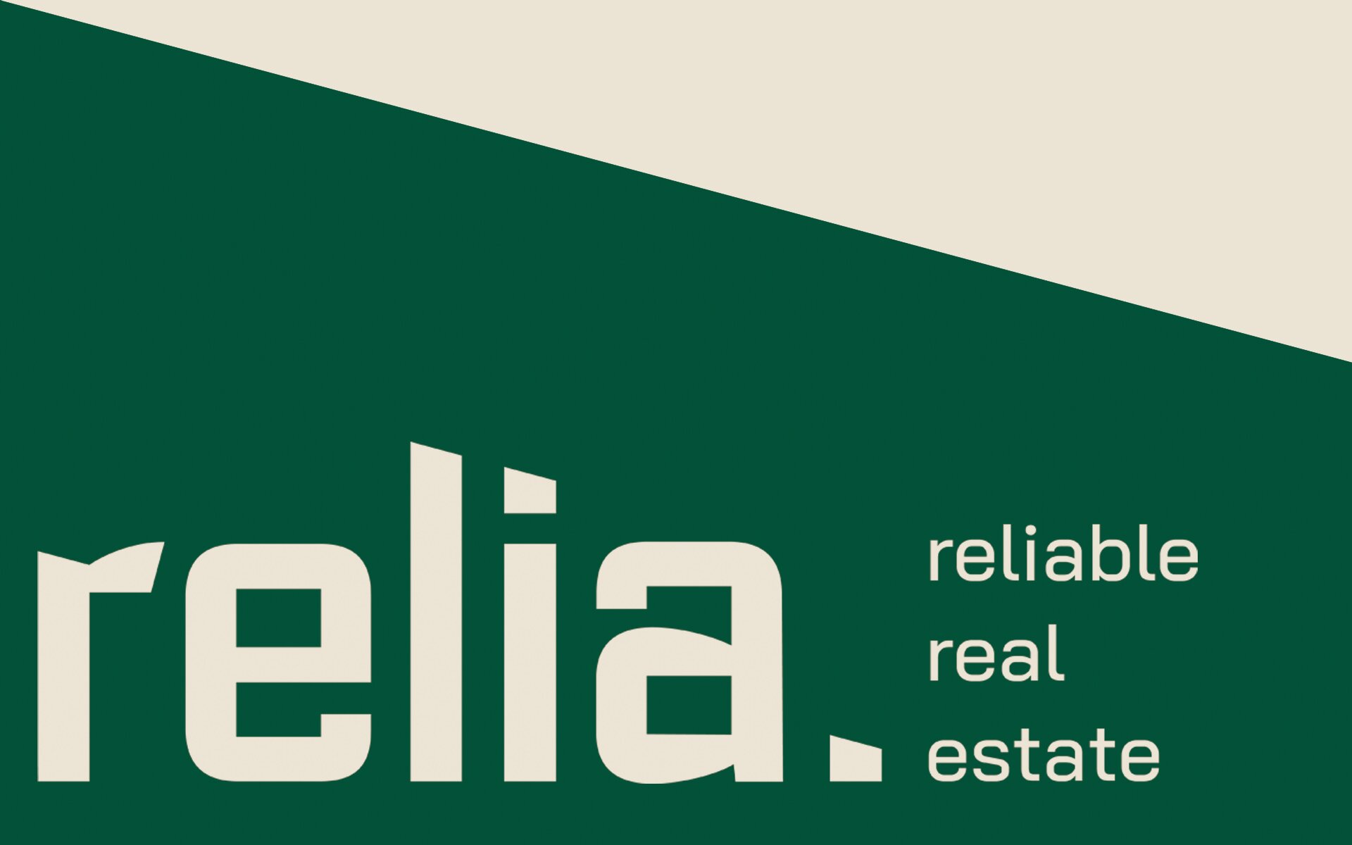 RELIA / reliable real estate logo