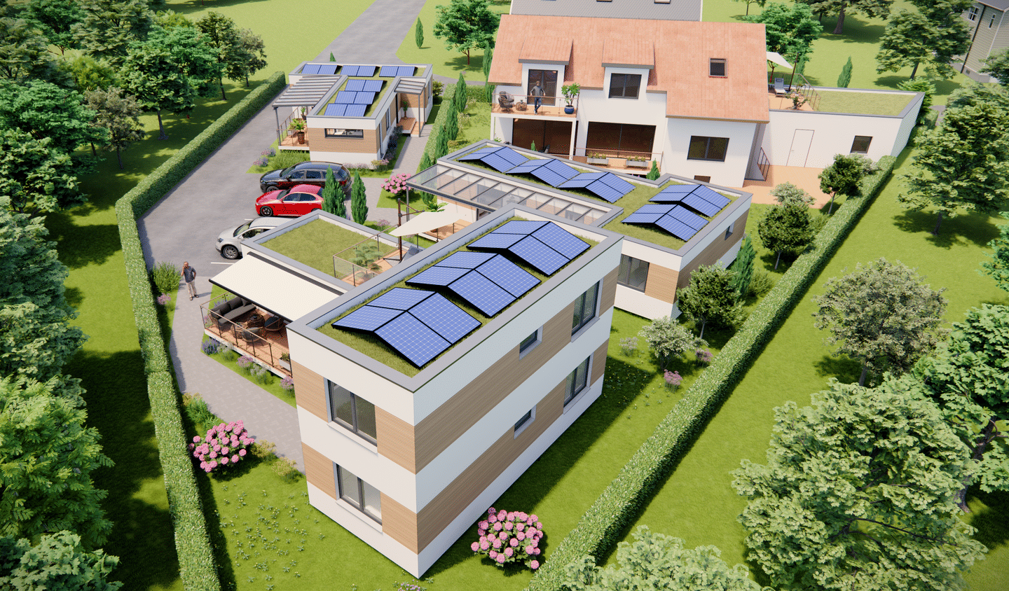 NEUBAUPROJEKT I T-Cube I Moderne Holzmodulhäuser in Ernsgaden – Ernsgaden – Vorschaubild 4