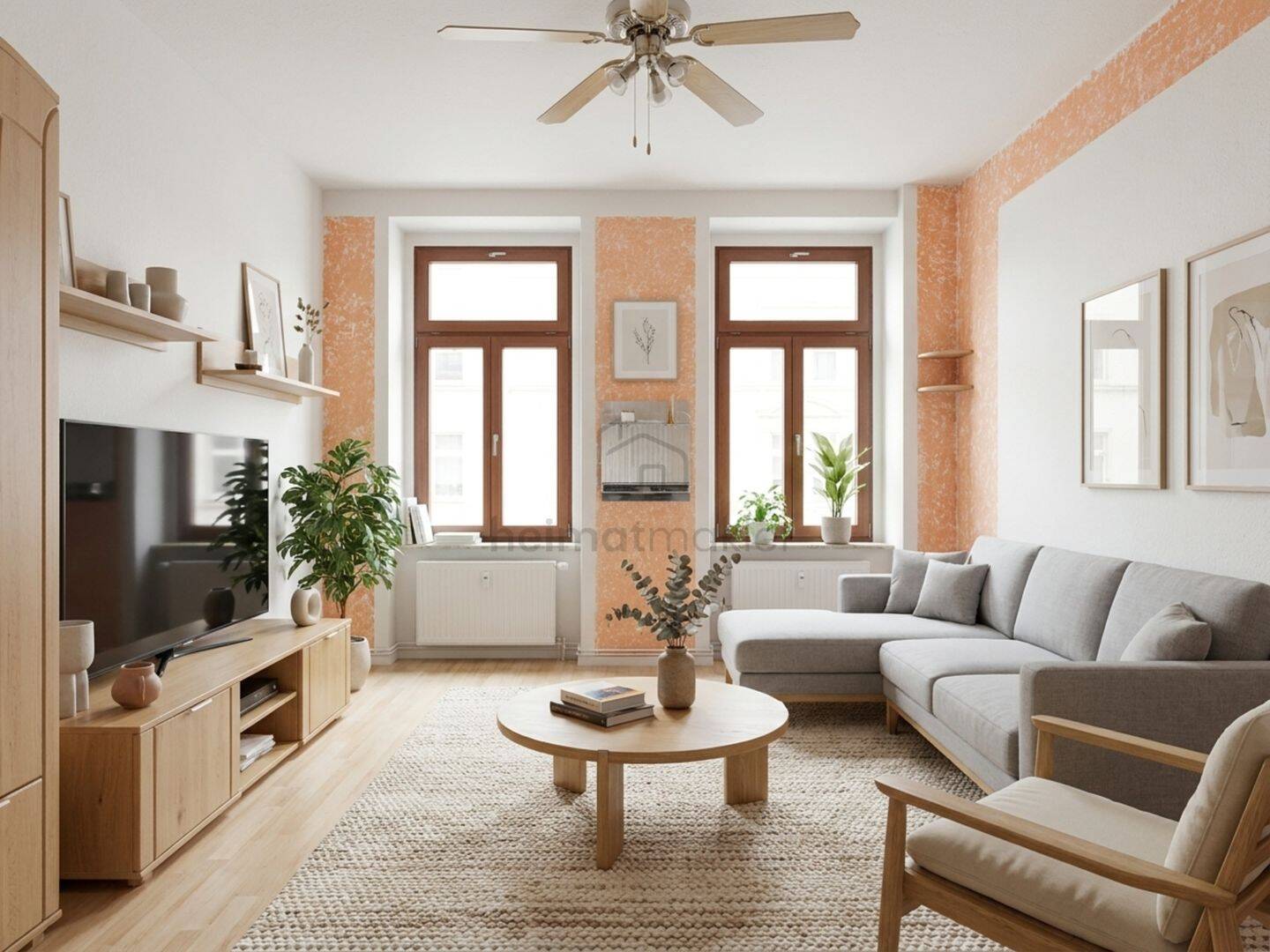 Nachhaltige Wertanlage im Herzen von Gohlis | Sanierter Altbau, 3 Zimmer, Balkon – Leipzig – Vorschaubild 4