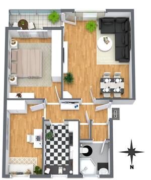 Gut angebunden - Ihre neue Wohnung im schönen Jenfeld