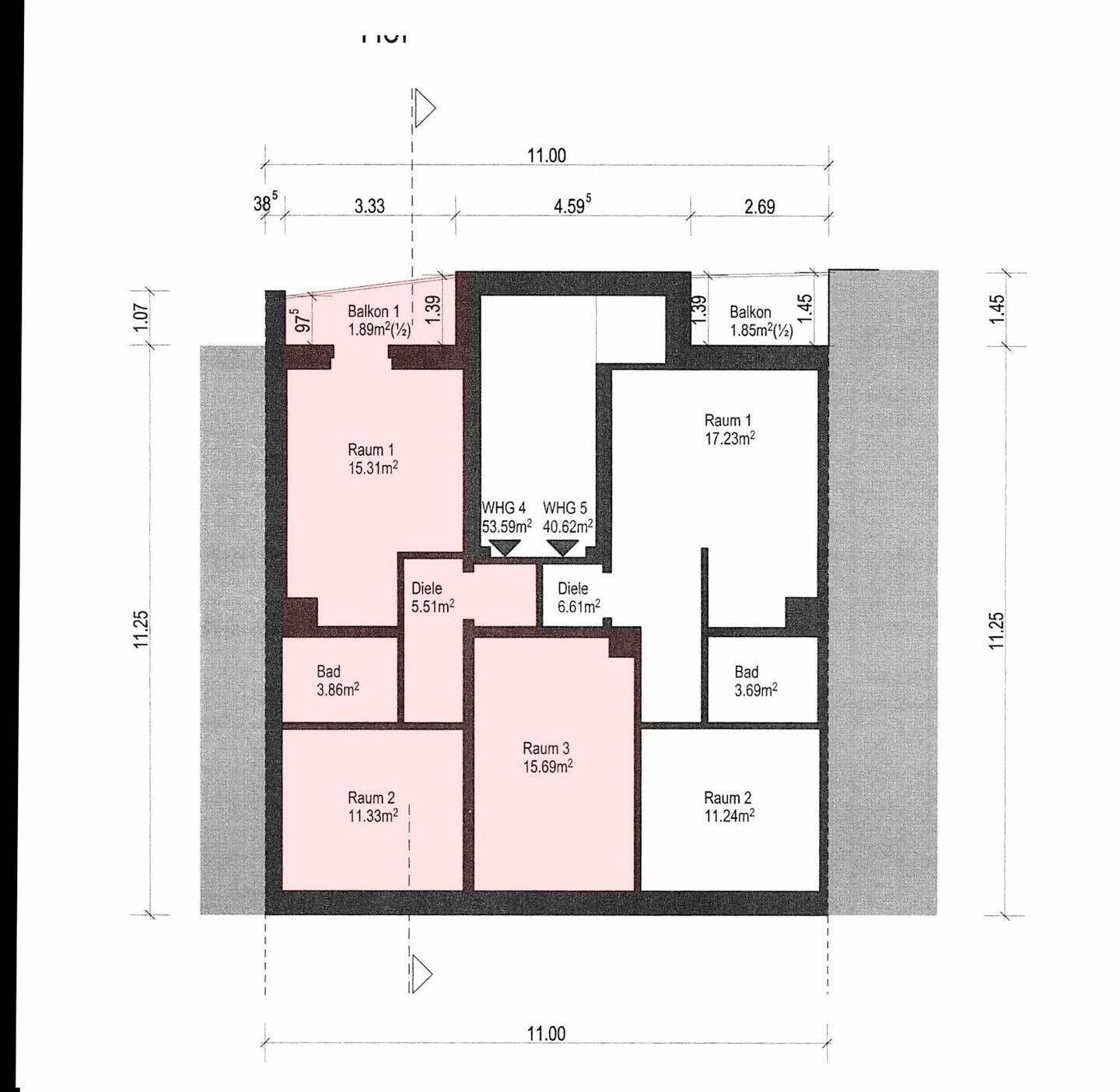 Helle 2-Zimmer-Wohnung mit Wohnküche und Balkon in Wuppertal-Elberfeld