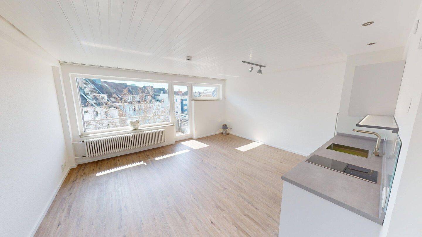 Geräumiges modernes Apparment mit Balkon und Einbauküche – Düsseldorf – Bild 1 von 9