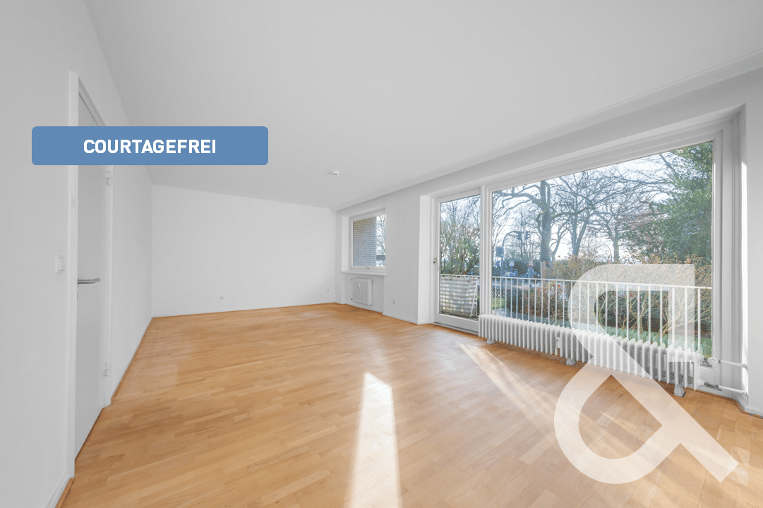 1-Zimmer-Appartment mit Balkon an der Alster