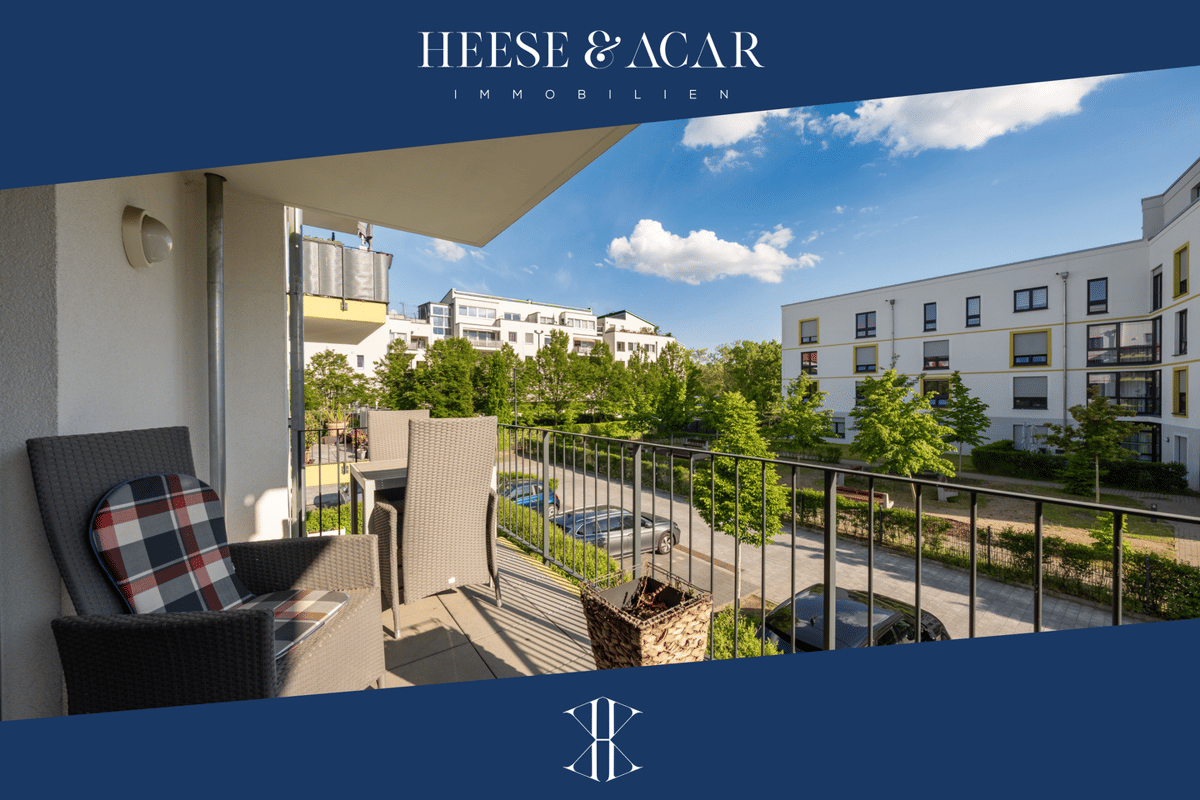 Barrierefreie Neubau-Wohnung mit Sonnenbalkon in gepflegtem Ensemble – 13591 Berlin – Bild 1 von 9