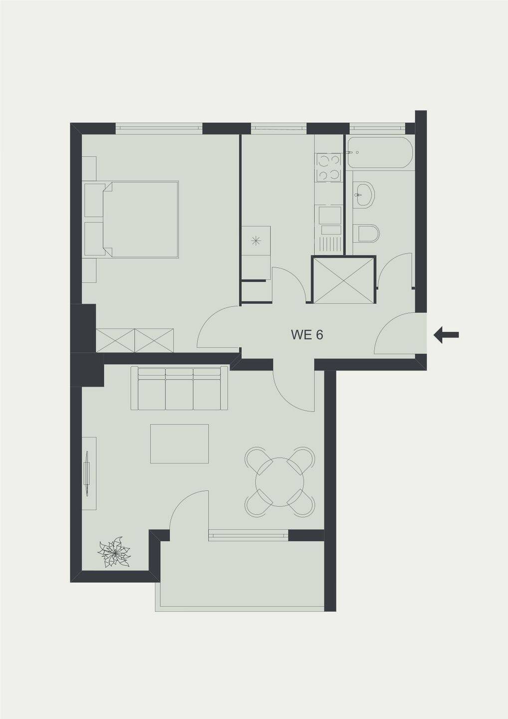 Gemütliche 2-Zimmer-Wohnung mit Balkon und Weitblick in Steglitz - Option zur Eigennutzung! – Berlin – Vorschaubild 2
