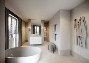 RESERVIERT - Elegante 3-Zimmer-Wohnung in Neubauanwesen mit Blick ins Grüne – 81925 München – Vorschaubild 4