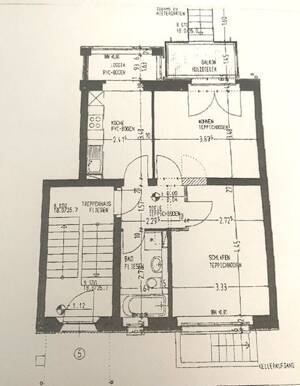Kreative Leute aufgepasst, hübsche zwei Zimmer mit Wohnküche und Balkon! – 1237 Dresden – Vorschaubild 5