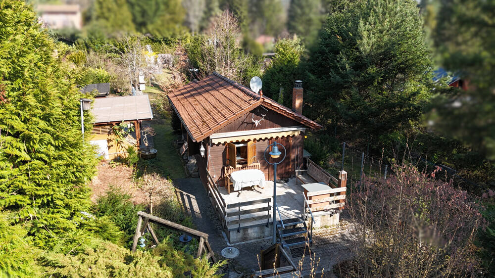 Gemütliches Wochenendhaus mit viel Flair und tollem Grundstück – Bad Dürkheim – Bild 1 von 9