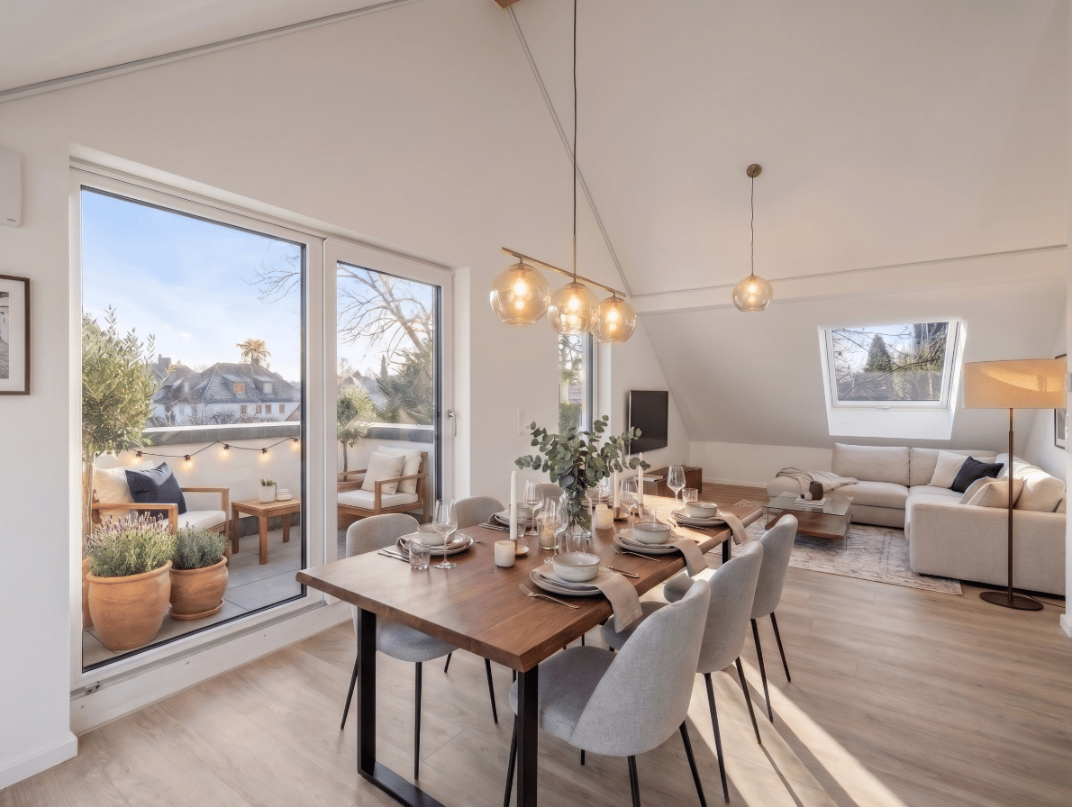 A+ Dachgeschosswohnung mit sonnigem Balkon in Top Lage – München – Vorschaubild 6