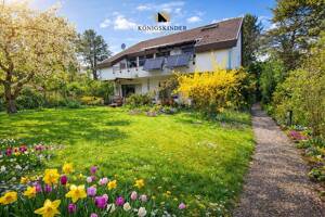 RUHIGE 2.REIHE-LAGE! Riesige 4,5 Zi.-Maisonette-ETW TG,EBK,Balkon,XL-Hobbyraum, 2 Keller,Gem.Garten