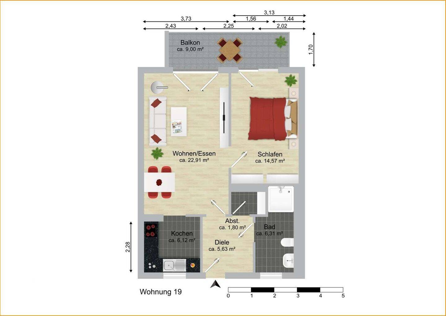 Senioren WOHNEN in der Kleist Residenz - SERVICE PLUS Leistungen der Caritas Hamm – Hamm – Vorschaubild 7
