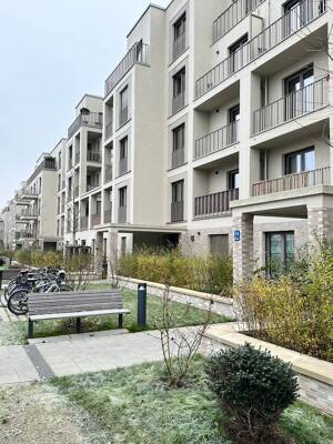 Stadt trifft Park - 2-Zimmer Erdgeschosswohnung mit 2 Terrassen & Einbauküche mit WM!