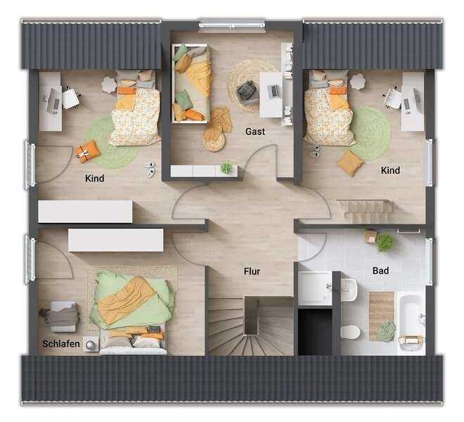 Lichthaus 152, Preis inkl. Grundstück, massiv gebaut – Landstuhl – Vorschaubild 8