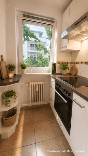 Gepflegte 1-Zimmer-Wohnung mit Balkon zum ruhigen Innenhof – 81369 München – Vorschaubild 3