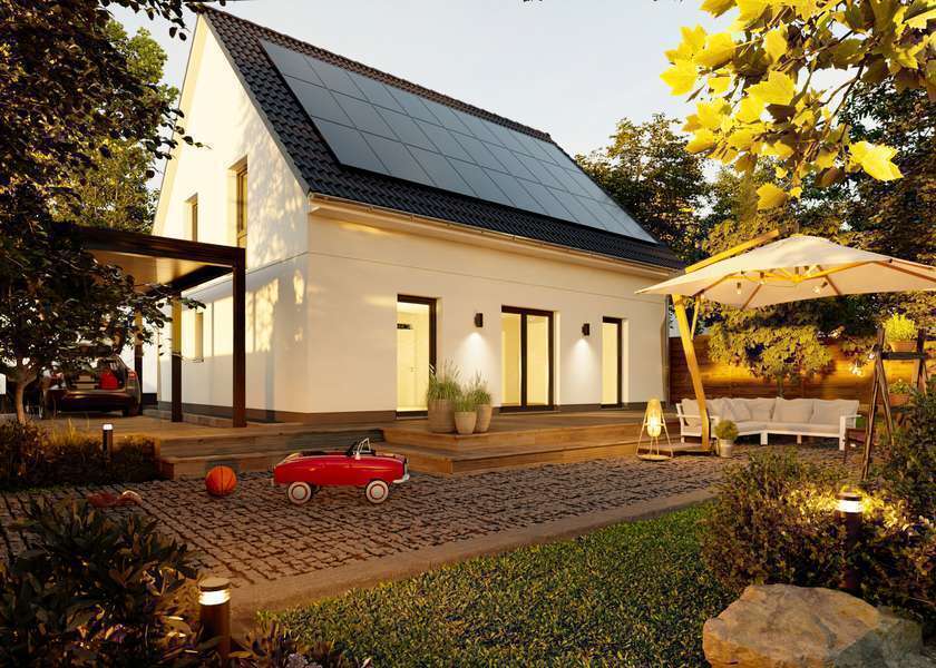 Effizienzhaus 40 mit PV, KFW förderfähig, Preis inkl. Grundstück – Zweibrücken – Bild 1 von 7