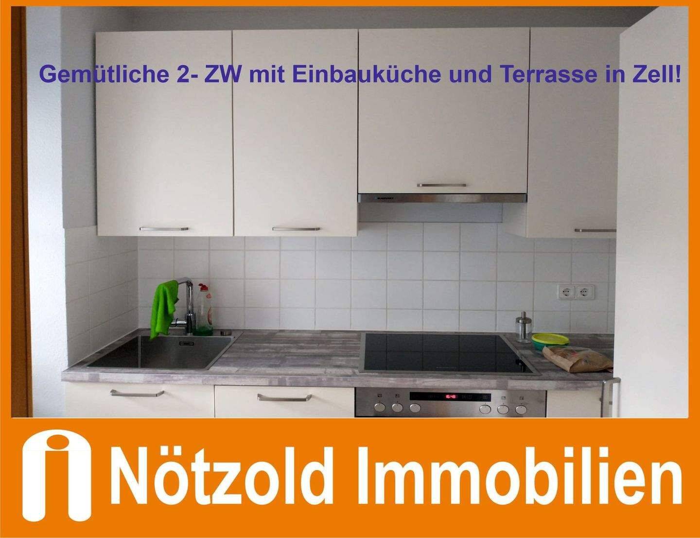 +++ Nette 2-ZW mit Einbauküche, Terrasse und Gartenanteil in Zell! Nur für Einzelperson!+++