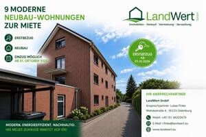 Erstbezug im nachhaltigen Neubau, modernes Wohnen in Oldenburg - Wohnung Nr. 4