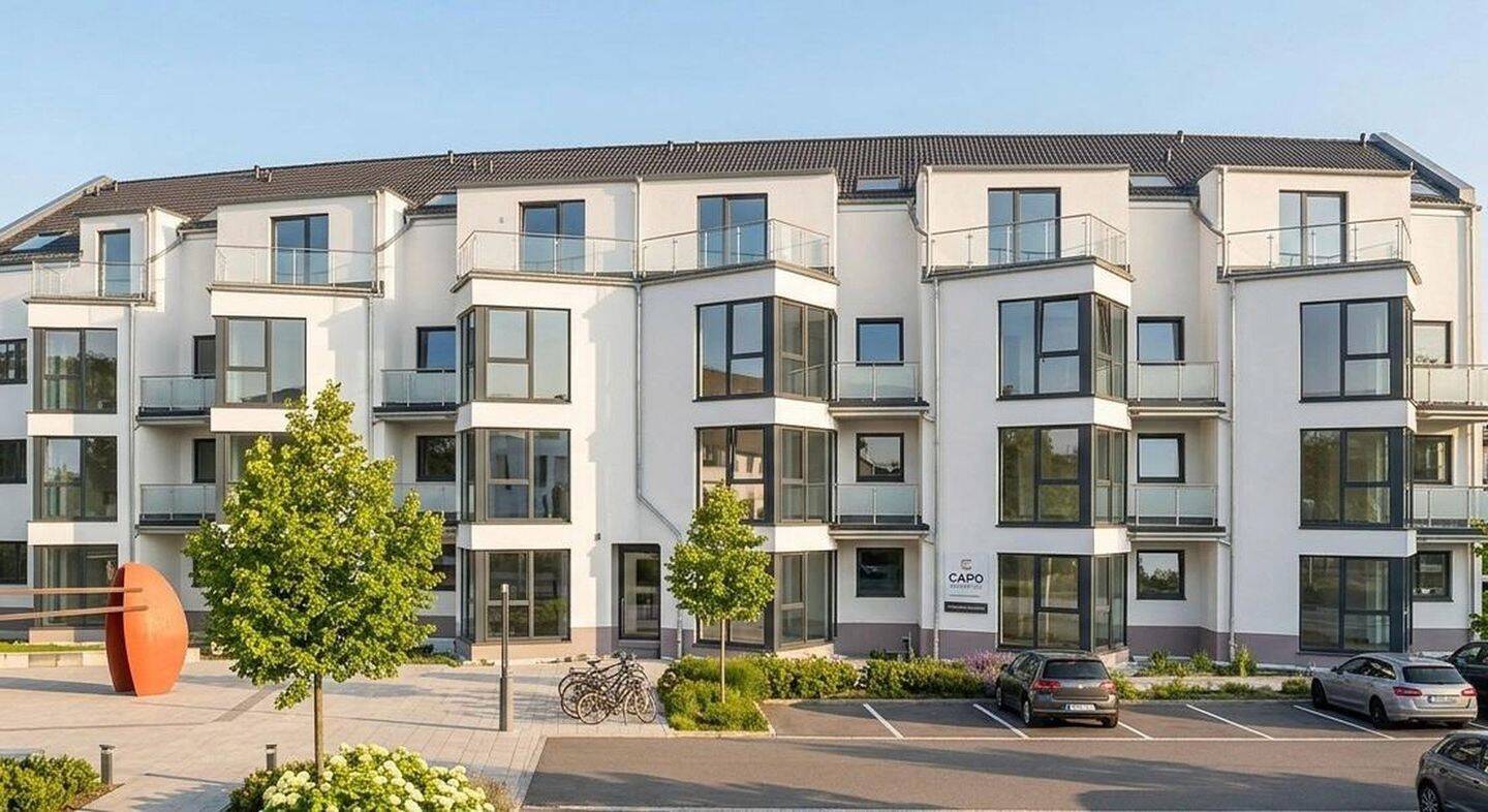 NEUBAU : 40qm Studio-Apartment mit Balkon & XL Badezimmer
