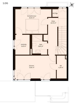 Licht, Luft und Lebensqualität – Maisonette mit Dachterrasse – 22143 Hamburg – Vorschaubild 4