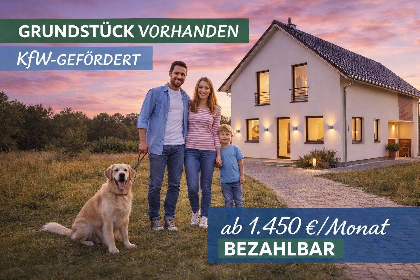 NEUBAU EFH IN GEHLSDORF// 160qm // Grundstück inkl.!!! – Rostock – Bild 1 von 8