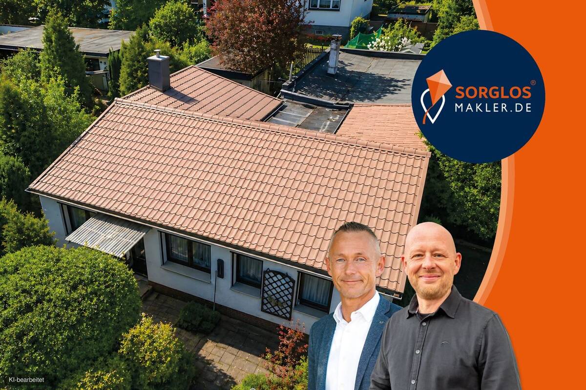 Sanieren oder neu bauen: Großes Grundstück mit Bungalow – 39110 Magdeburg – Bild 1 von 9