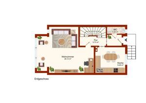 Gepflegtes Reihenmittelhaus mit gepflegtem Garten, gemütlichem Wintergarten, Gartenhaus & Garage – 28325 Bremen – Vorschaubild 6
