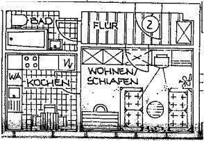 NEU-Sanierte 1-Zimmer mit Wannenbad, Vinylboden und EBK mgl. auf dem Kaßberg! – Chemnitz – Vorschaubild 4
