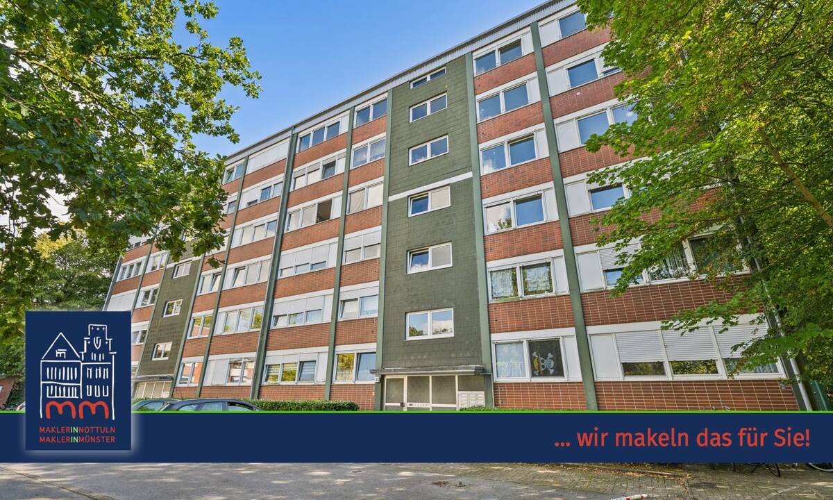 Modernisierte 2-Zimmer-Wohnung in Gievenbeck – 48161 Münster – Bild 1 von 9