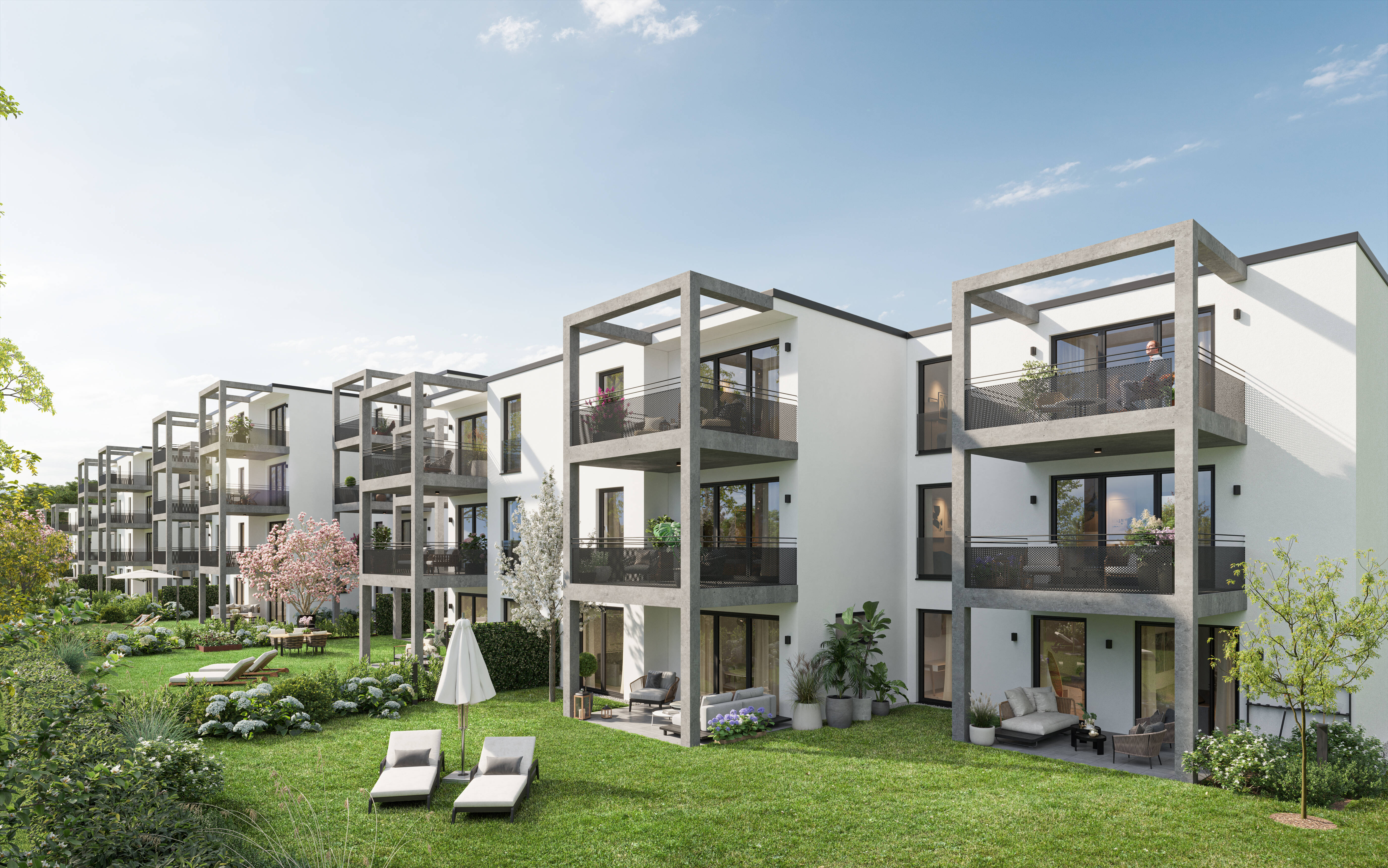 Mehrfamilienhausanlage - An der Ziegelei - Neubau - Vermietet